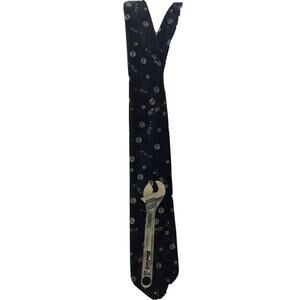 Home Improvement Binford Tools Nuts And Bolts Wrench Made In USA Tie Necktie GUC